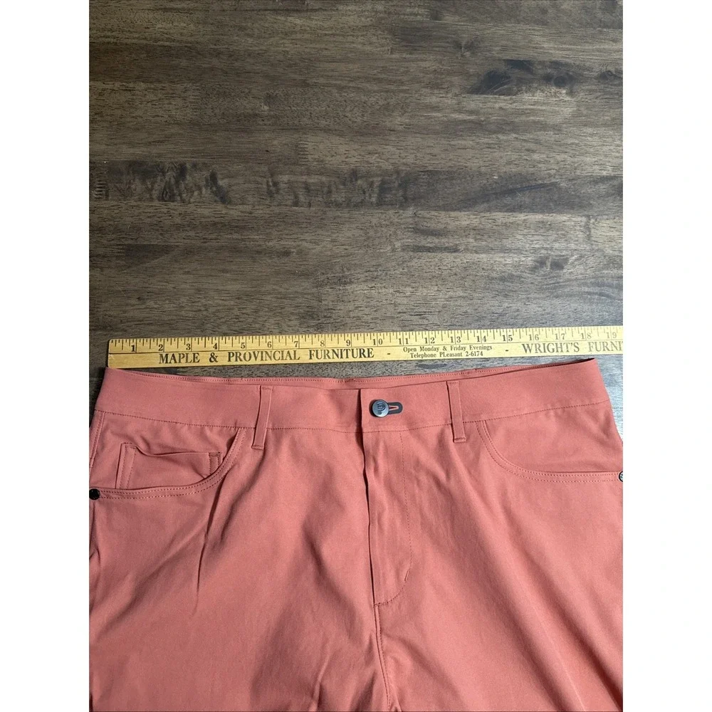Public Rec 5 Pocket Performance Pant Men's Tagged 36x28 Actual‎ (36x26) Coral